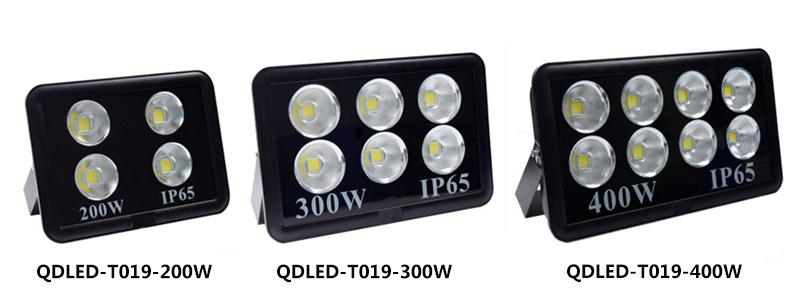 香蕉视频官网照明QDLED-T019聚光型建筑塔吊照明大功率LED投光灯200W-400W