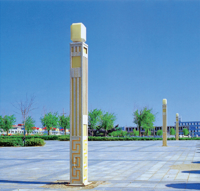 (QDJGD-BG9101)3米-5米仿石材方柱广场香蕉视频最新网址图片
