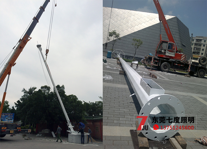 广场自动升降九九香蕉视频影院安装现场实拍图片