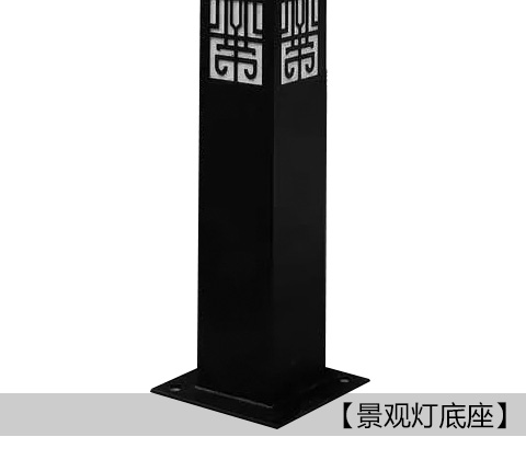 (QDJGDZ-024)方形新中式广场香蕉视频最新网址底座法兰展示