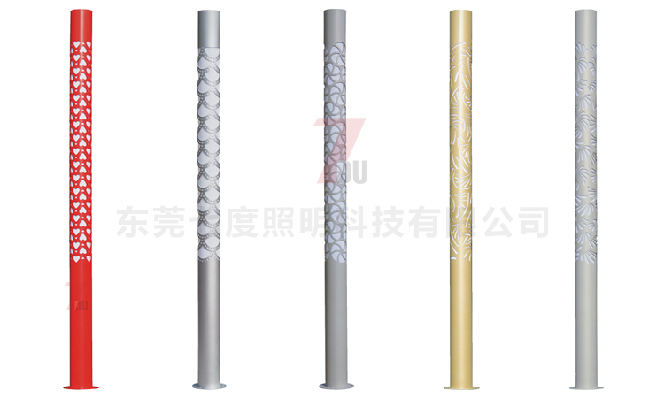 (QDJGDZ-025)公园特色圆柱形镂空花纹香蕉视频最新网址柱系列割花样式展示