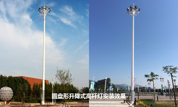 圆盘自动升降式广场九九香蕉视频影院安装实景效果