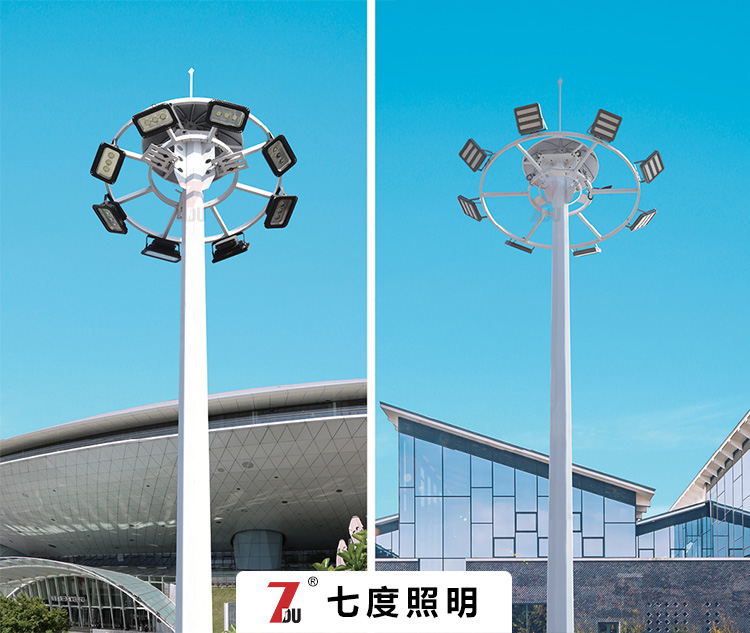 (QDGGD-016)18米\20米\25米升降式九九香蕉视频影院上装8套LED投光灯效果展示
