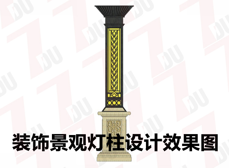 恒大地产楼板园林香蕉视频最新网址柱设计效果图