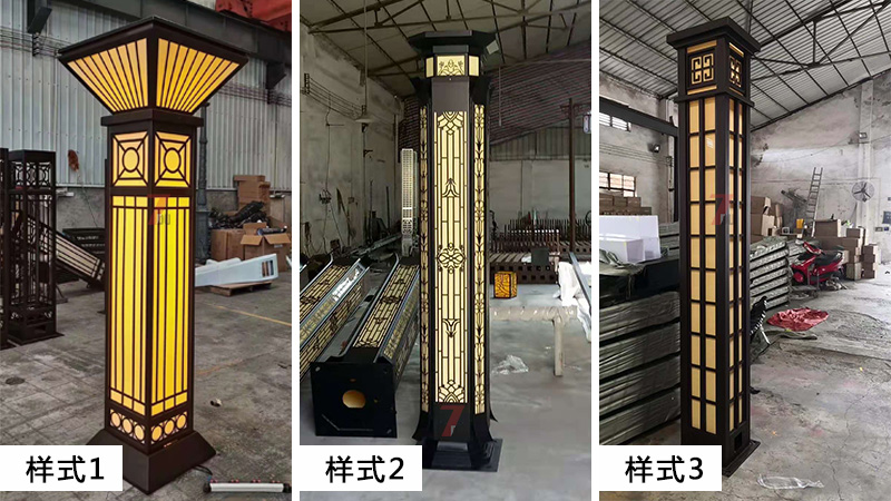 (QDJGDZ-030)新中式庭院方形矮柱装饰香蕉视频最新网址更多款式选型1